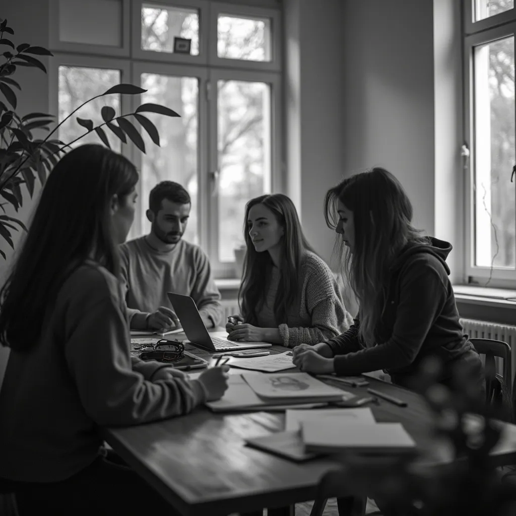 Forscherteam im Labor